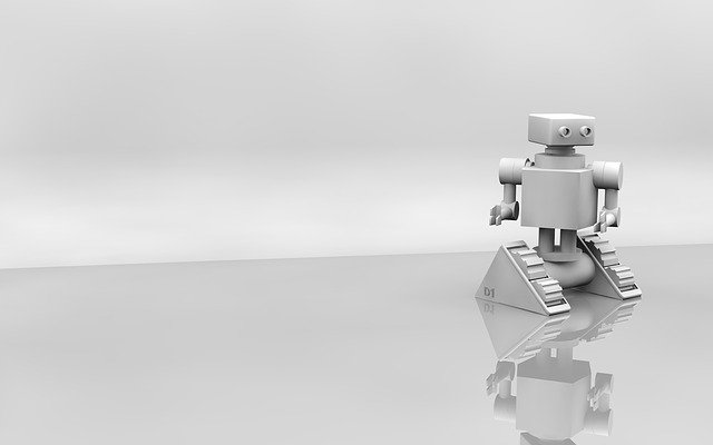 Krásný robot vyrobený 3D tiskem